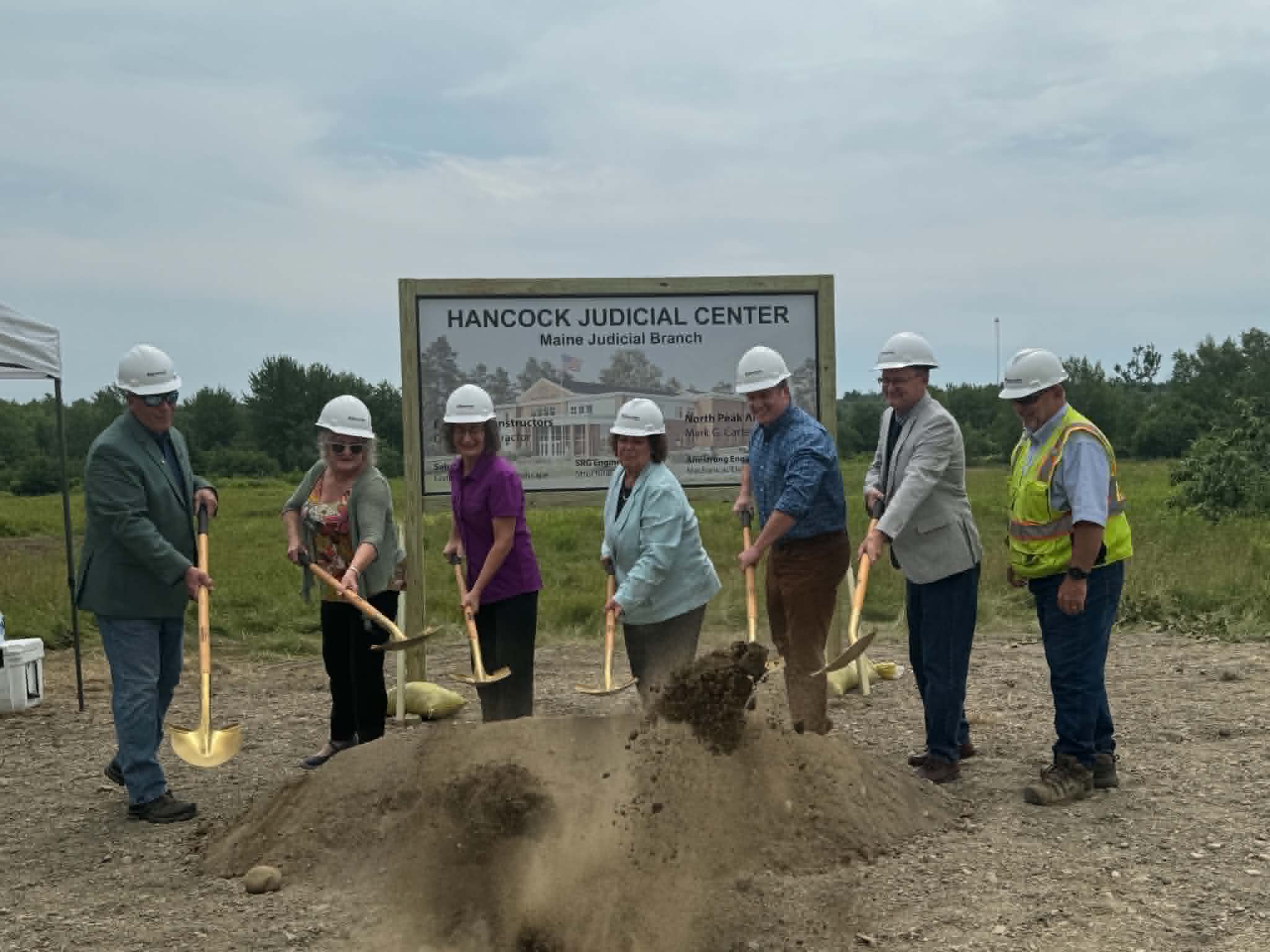 Hancock Judicial Courthouse Groundbreaking